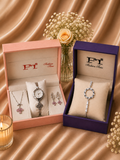 FT Luxury Gift Box Set — Watch, Necklace & Earrings