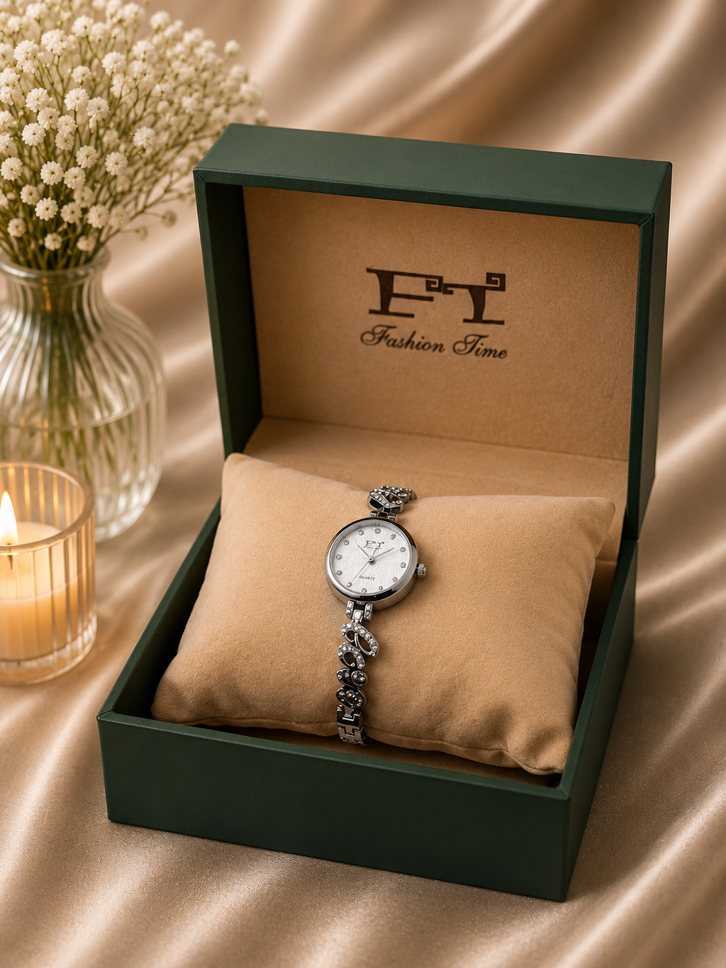 FT Classic Women's Quartz Watch — Black