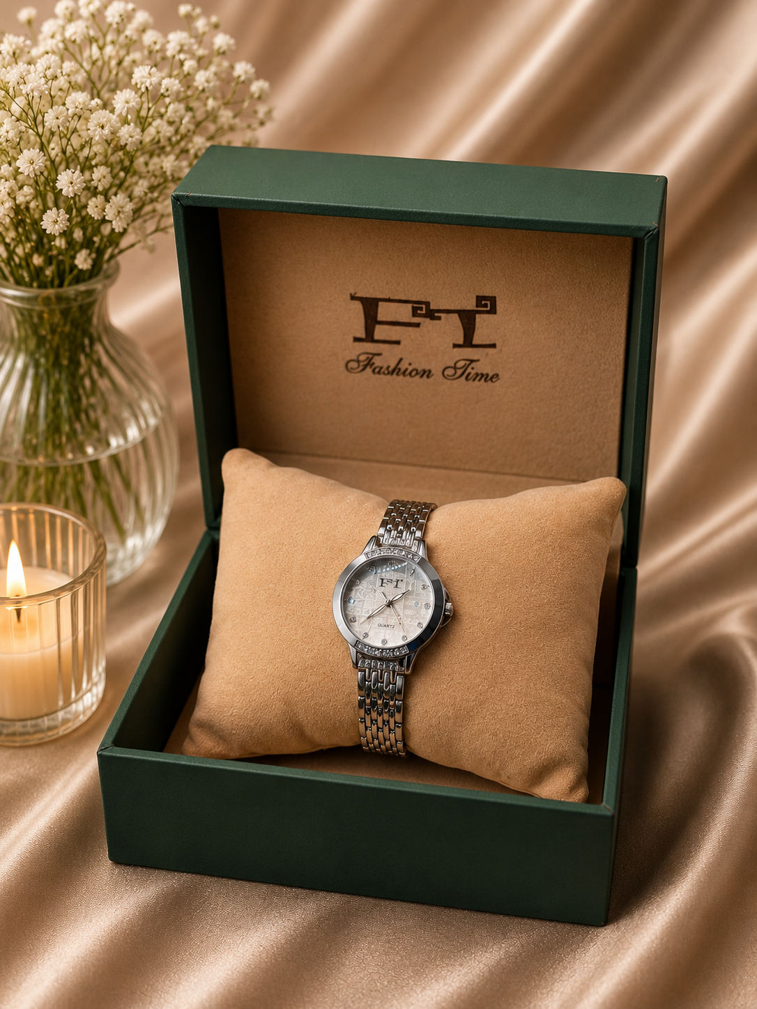 FT Classic Women's Quartz Watch — Silver