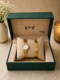 FT Luxury Gift Box Set — Watch, Necklace & Earrings (Set D)